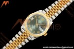 Rolex - Datejust 126233 36mm Jub Flt 904L YG/SS Green/Rmn ARF SH3235