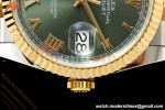 Rolex - Datejust 126233 36mm Jub Flt 904L YG/SS Green/Rmn ARF SH3235