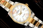 Rolex - Datejust 126233 36mm Oys Flt 904L YG/SS Wht/Stk ARF SH3235
