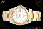 Rolex - Datejust 126233 36mm Oys Flt 904L YG/SS Wht/Stk ARF SH3235