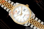Rolex - Datejust 126233 36mm Jub Flt 904L YG/SS Wht/Stk ARF SH3235 | 롤렉스 - 데이트저스트 126233 36mm 주브 플랫 904L 옐로우 골드/스틸 화이트/스틸 ARF SH3235