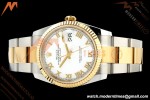 Rolex - Datejust 126233 36mm Oys Flt 904L YG/SS Wht/Rmn ARF SH3235 | 롤렉스 - 데이트저스트 126233 36mm 주브 플랫 904L 옐로우 골드/스틸 화이트/스틸 ARF SH3235
