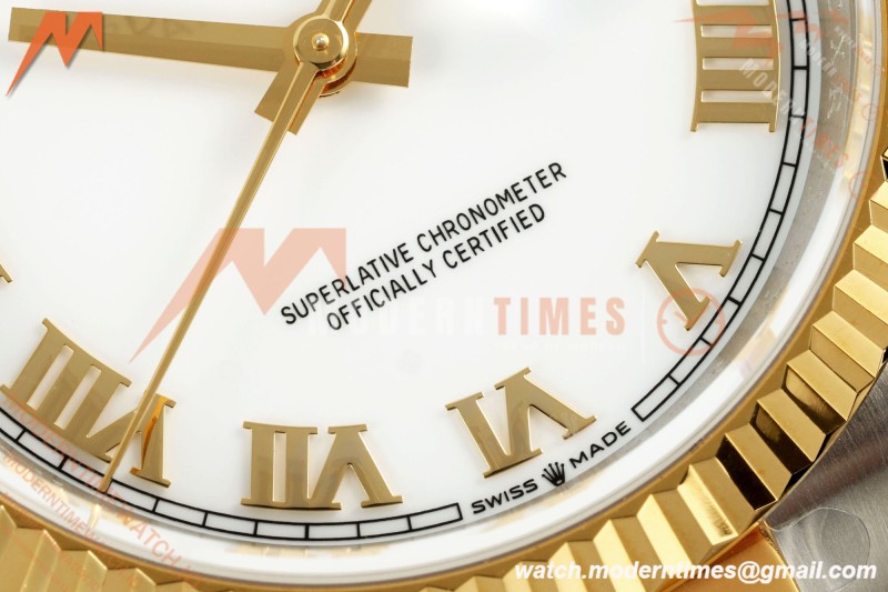 Rolex - Datejust 126233 36mm Oys Flt 904L YG/SS Wht/Rmn ARF SH3235 | 롤렉스 - 데이트저스트 126233 36mm 주브 플랫 904L 옐로우 골드/스틸 화이트/스틸 ARF SH3235