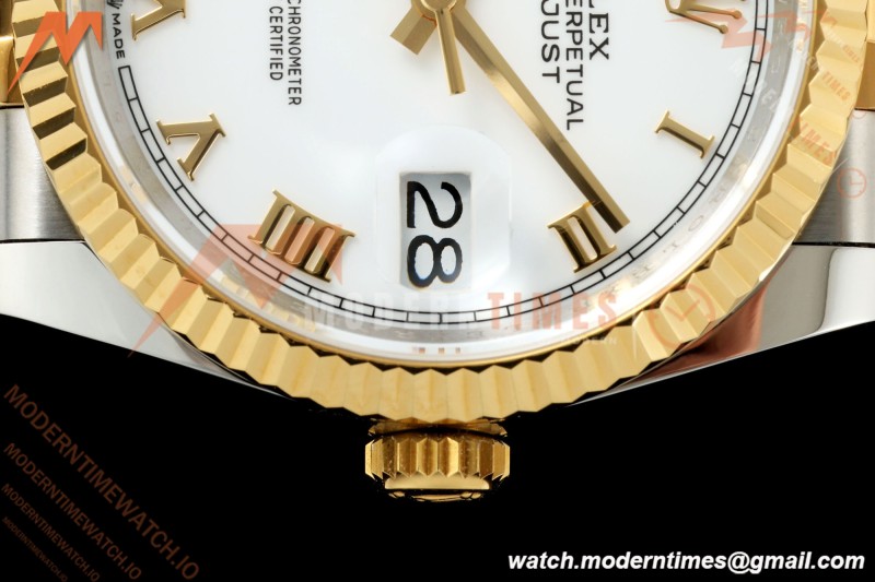 Rolex - Datejust 126233 36mm Jub Flt 904L YG/SS Wht/Rmn ARF SH3235 | 롤렉스 - 데이트저스트 126233 36mm 주브 플랫 904L 옐로우 골드/스틸 화이트/링 무브먼트 ARF SH3235