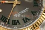 Rolex - Datejust 126233 36mm Oys Flt 904L YG/SS Grey/Rmn Wimbledon Dial ARF SH3235