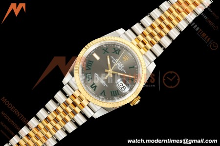 Rolex - Datejust 126233 36mm Jub Flt 904L YG/SS Grey/Rmn Wimbledon Dial ARF SH3235 | 롤렉스 - 데이트저스트 126233 36mm 주브 FLT 904L YG/SS 그레이/Rmn 윔블던 다이얼 ARF SH3235