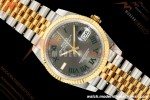 Rolex - Datejust 126233 36mm Jub Flt 904L YG/SS Grey/Rmn Wimbledon Dial ARF SH3235