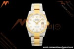 Rolex - Datejust 126233 36mm Oys Flt 904L YG/SS Wht/MOP/Dia ARF SH3235