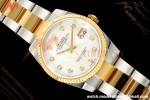 Rolex - Datejust 126233 36mm Oys Flt 904L YG/SS Wht/MOP/Dia ARF SH3235