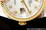 Rolex - Datejust 126233 36mm Oys Flt 904L YG/SS Wht/MOP/Dia ARF SH3235