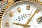 Rolex - Datejust 126233 36mm Jub Flt 904L YG/SS Wht/MOP/Dia ARF SH3235