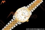 Rolex - Datejust 126233 36mm Jub Flt 904L YG/SS Wht/MOP/Dia ARF SH3235