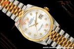 Rolex - Datejust 126233 36mm Jub Flt 904L YG/SS Wht/MOP/Dia ARF SH3235