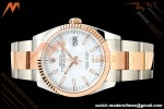 Rolex - Datejust 126231 36mm Oys Flt 904L RG/SS Wht/Stk ARF SH3235 | 롤렉스 - 데이트저스트 126231 36mm 오이스 플렛 904L RG/SS 화이트/스틸 ARF SH3235