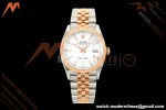 Rolex - Datejust 126231 36mm Jub Flt 904L RG/SS Wht/Stk ARF SH3235 | 롤렉스 - 데이트저스트 126231 36mm 주얼리 플랫 904L RG/SS 화이트/스틸 ARF SH3235