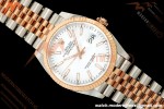 Rolex - Datejust 126231 36mm Jub Flt 904L RG/SS Wht/Stk ARF SH3235 | 롤렉스 - 데이트저스트 126231 36mm 주얼리 플랫 904L RG/SS 화이트/스틸 ARF SH3235