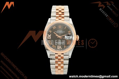 Rolex - Datejust 126231 36mm Jub Flt 904L RG/SS Grey/Rmn ARF SH3235 | 롤렉스 - 데이트저스트 126231 36mm 주브 FLT 904L RG/SS 그레이/Rmn ARF SH3235