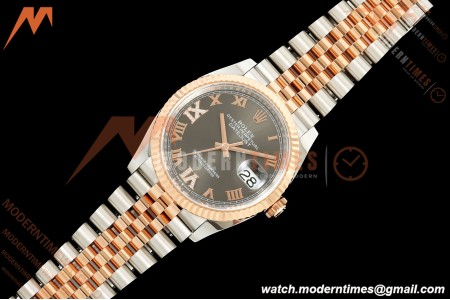 Rolex - Datejust 126231 36mm Jub Flt 904L RG/SS Grey/Rmn ARF SH3235