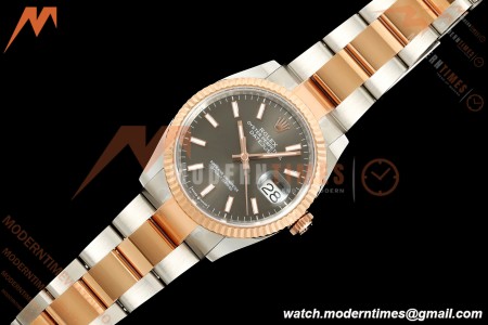 Rolex - Datejust 126231 36mm Oys Flt 904L RG/SS Grey/Stk ARF SH3235 | 롤렉스 - 데이트저스트 126231 36mm 오이스 플렛 904L RG/SS 그레이/스틸 ARF SH3235