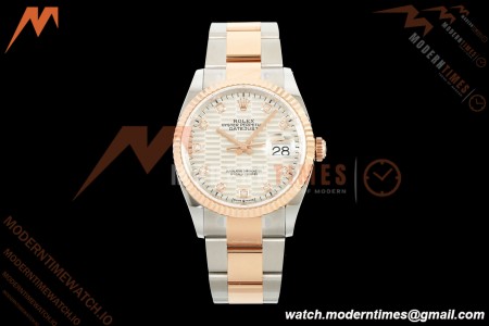 Rolex - Datejust 126231 36mm Oys Flt 904L RG/SS F-Silv/Dia ARF SH3235 | 롤렉스 - 데이트져스트 126231 36mm Oys Flt 904L RG/SS F-실브/Dia ARF SH3235
