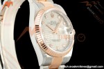 Rolex - Datejust 126231 36mm Oys Flt 904L RG/SS F-Silv/Dia ARF SH3235