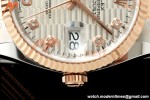 Rolex - Datejust 126231 36mm Oys Flt 904L RG/SS F-Silv/Dia ARF SH3235