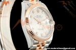 Rolex - Datejust 126231 36mm Jub Flt 904L RG/SS F-Silv/Dia ARF SH3235