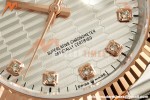 Rolex - Datejust 126231 36mm Jub Flt 904L RG/SS F-Silv/Dia ARF SH3235