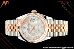 Rolex - Datejust 126231 36mm Jub Flt 904L RG/SS F-Silv/Dia ARF SH3235