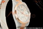 Rolex - Datejust 126231 36mm Oys Flt 904L RG/SS F-Silv/Stk ARF SH3235