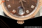 Rolex - Datejust 126231 36mm Oys Flt 904L RG/SS B-Motif/Dia ARF SH3235