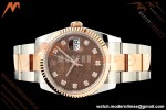 Rolex - Datejust 126231 36mm Oys Flt 904L RG/SS B-Motif/Dia ARF SH3235