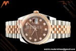 Rolex - Datejust 126231 36mm Jub Flt 904L RG/SS B-Motif/Dia ARF SH3235