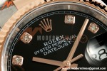 Rolex - Datejust 126231 36mm Oys Flt 904L RG/SS Blk/Dia ARF SH3235