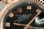 Rolex - Datejust 126231 36mm Jub Flt 904L RG/SS Blk/Dia ARF SH3235