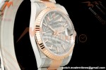 Rolex - Datejust 126231 36mm Oys Flt 904L RG/SS Silver Palm Motif Stick Dial ARF SH3235