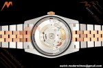 Rolex - Datejust 126231 36mm Jub Flt 904L RG/SS Silver Palm Motif Stick Dial ARF SH3235