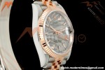 Rolex - Datejust 126231 36mm Jub Flt 904L RG/SS Silver Palm Motif Stick Dial ARF SH3235