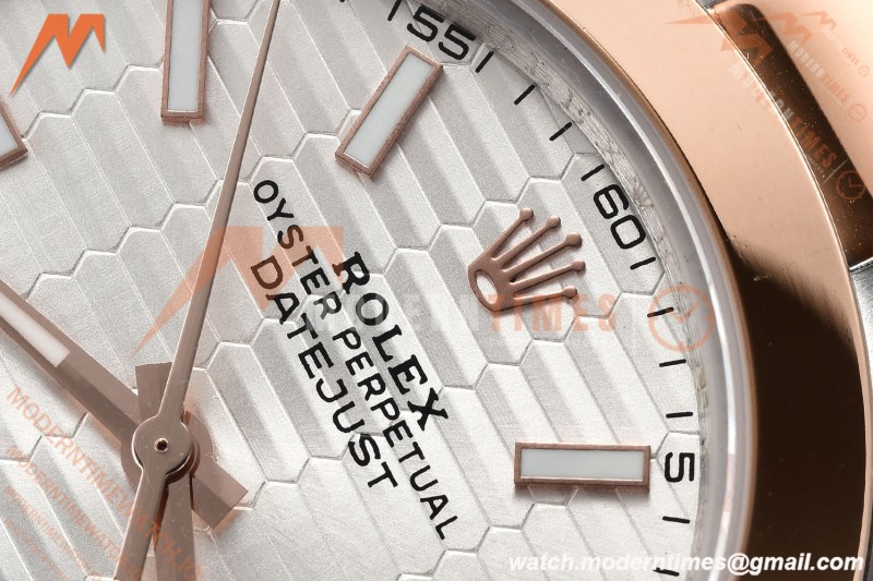 Rolex - Datejust 126301 41mm Oys Smt RG/SS S-Wave/Stk GDF MY8215