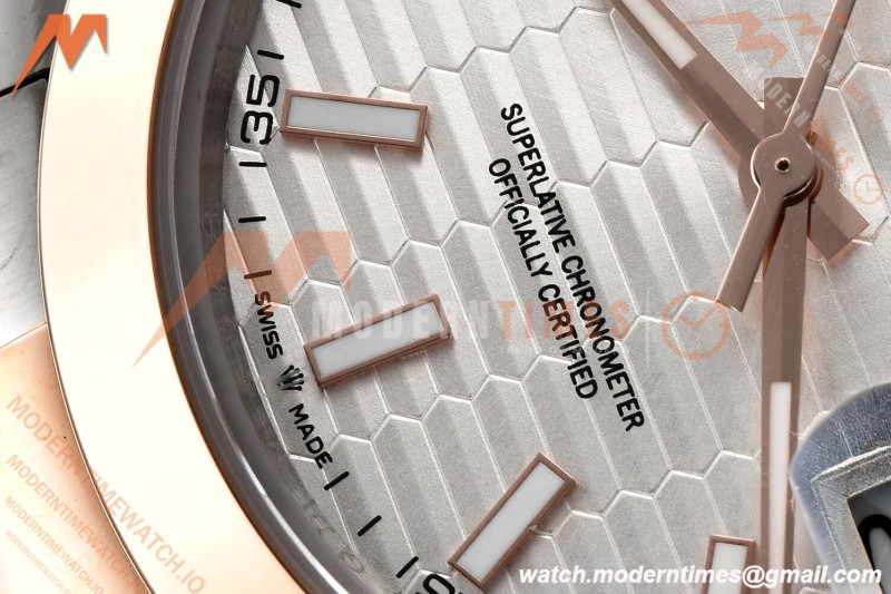 Rolex - Datejust 126301 41mm Oys Smt RG/SS S-Wave/Stk GDF MY8215