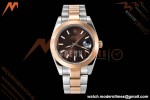 Rolex - Datejust 126301 41mm Oys Smt RG/SS Choco/Stk GDF MY8215 | 롤렉스 - 데이트저스트 126301 41mm 오이즈 스몰 세컨즈 RG/SS 초코/스틸 GDF MY8215