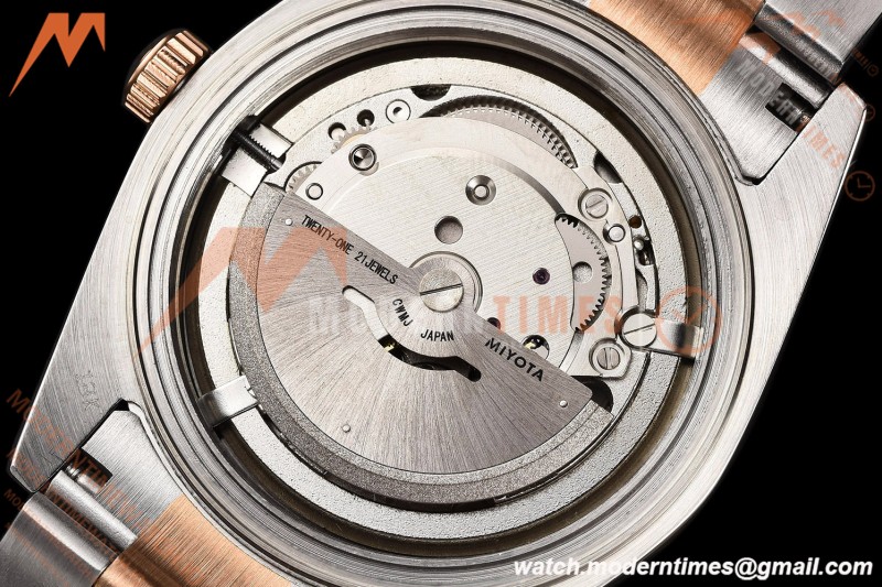Rolex - Datejust 126301 41mm Oys Smt RG/SS Choco/Stk GDF MY8215 | 롤렉스 - 데이트저스트 126301 41mm 오이즈 스몰 세컨즈 RG/SS 초코/스틸 GDF MY8215