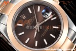 Rolex - Datejust 126301 41mm Oys Smt RG/SS Choco/Stk GDF MY8215 | 롤렉스 - 데이트저스트 126301 41mm 오이즈 스몰 세컨즈 RG/SS 초코/스틸 GDF MY8215