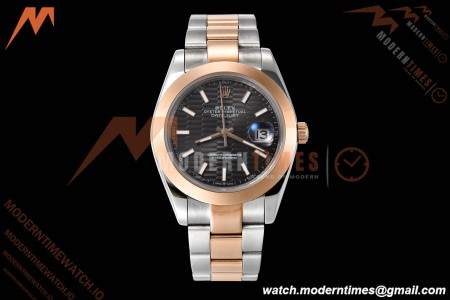 Rolex - Datejust 126301 41mm Oys Smt RG/SS G-Wave/Stk GDF MY8215
