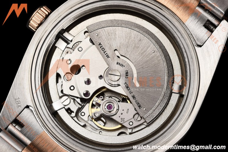 Rolex - Datejust 126301 41mm Oys Smt RG/SS G-Wave/Stk GDF MY8215