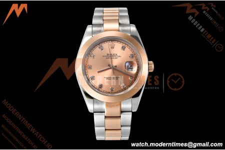 Rolex - Datejust 126301 41mm Oys Smt RG/SS Champ/Dia GDF MY8215