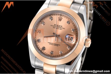 Rolex - Datejust 126301 41mm Oys Smt RG/SS Champ/Dia GDF MY8215