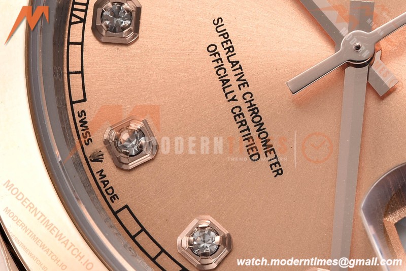 Rolex - Datejust 126301 41mm Oys Smt RG/SS Champ/Dia GDF MY8215