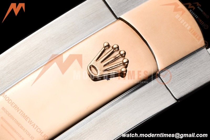 Rolex - Datejust 126301 41mm Oys Smt RG/SS Choco/Dia GDF MY8215 | 롤렉스 - 데이트저스트 126301 41mm 오이즈 스몰 세컨즈 RG/SS 초코/다이아 GDF MY8215