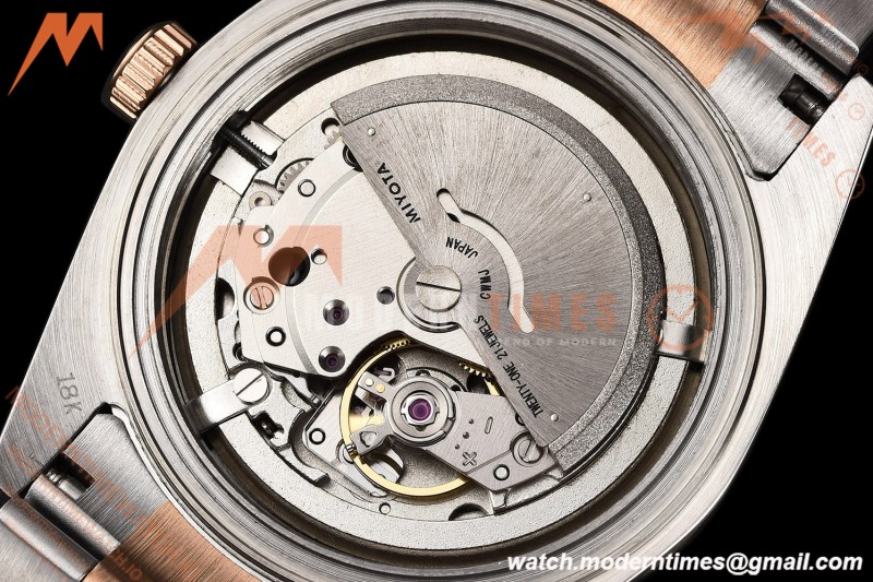 Rolex - Datejust 126301 41mm Oys Smt RG/SS Grey/Rmn GDF MY8215